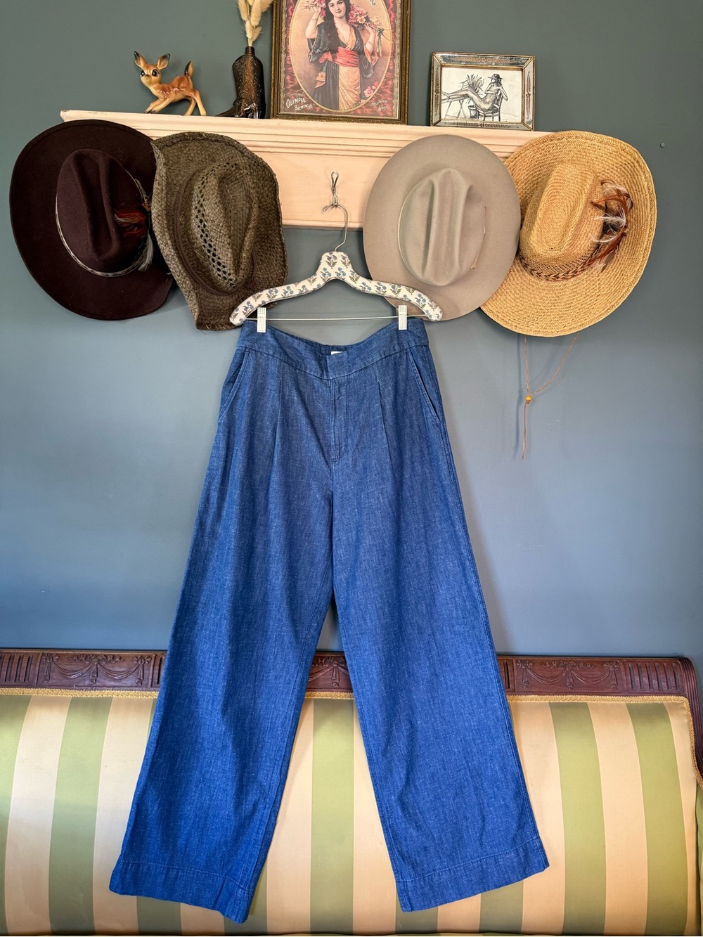 Gap Classic Blue Wide-Leg cotton jeans sz 12